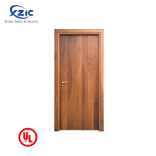 XZIC UL10c UL10b Standard 1 Hours Fire Rated Wooden Door